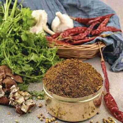 KOTHIMEERA KARAM PODI / CORIANDER LEAVES KARAM POWDER